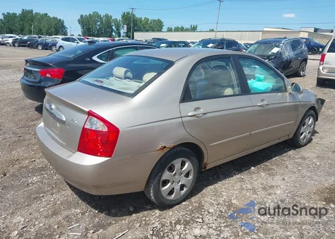 2006 Kia Spectra Ex/Lx/Sx from USA, damaged, VIN KNAFE122665313854